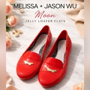 Melissa, Moon Moccasin by Jason Wu, Jason Wu Jelly Moccasin Flat Size 9